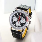 Breitling 42MM in Diameter Stainless Steel Sapphire Glass Black Watch